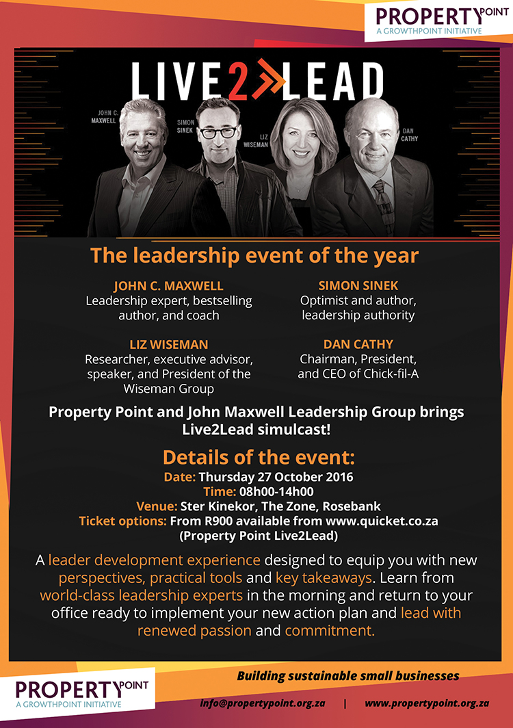 Book tickets for Property Point Live2Lead